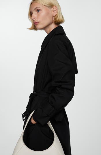 Double Breasted Cotton Trench Coat