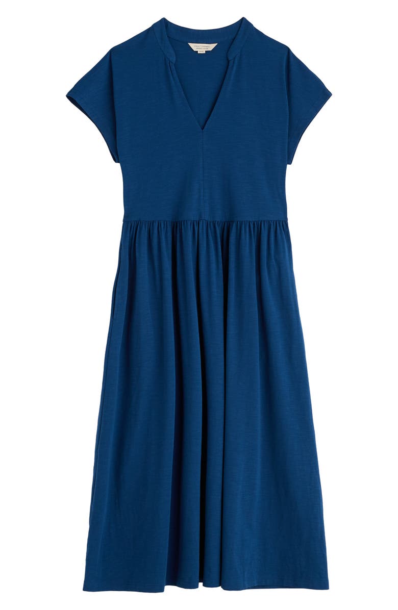 Seasalt Cornwall Zinnia Stretch Organic Cotton Midi Dress, Alternate, color, 