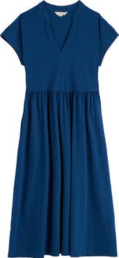 Seasalt Cornwall Zinnia Stretch Organic Cotton Midi Dress