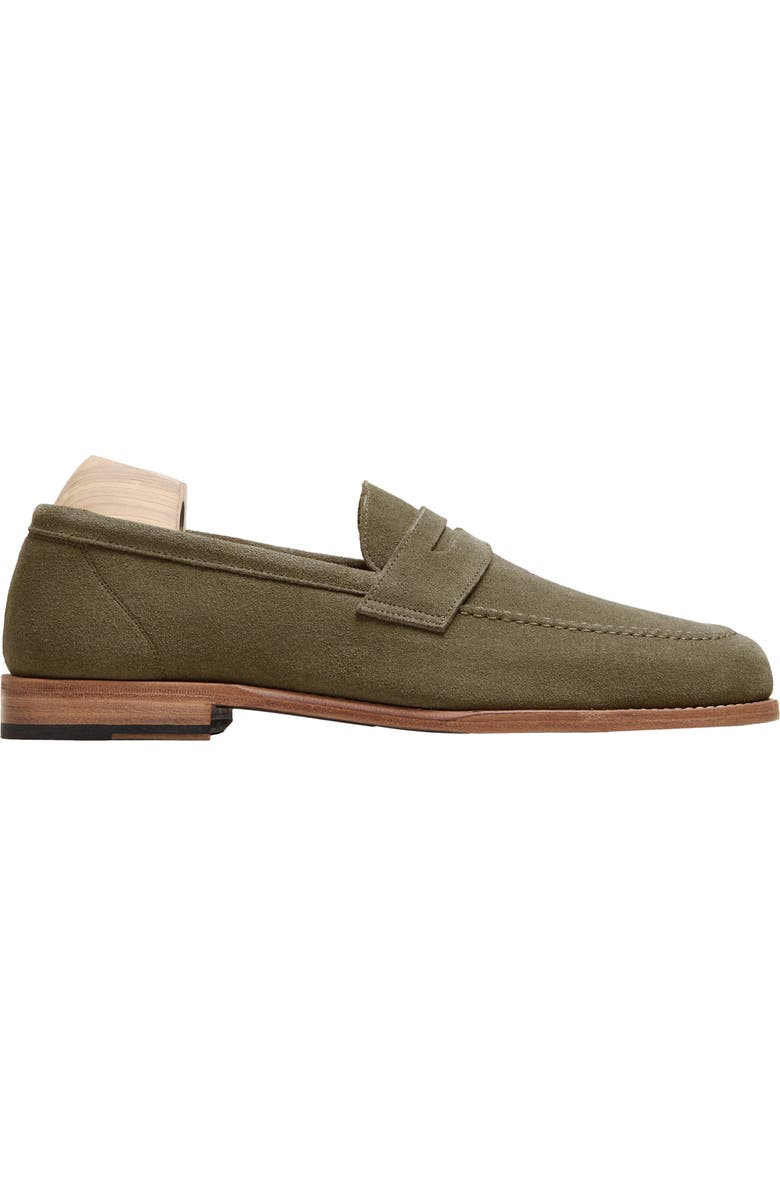 Myrqvist Lysekil II Penny Loafers, Main, color, Green