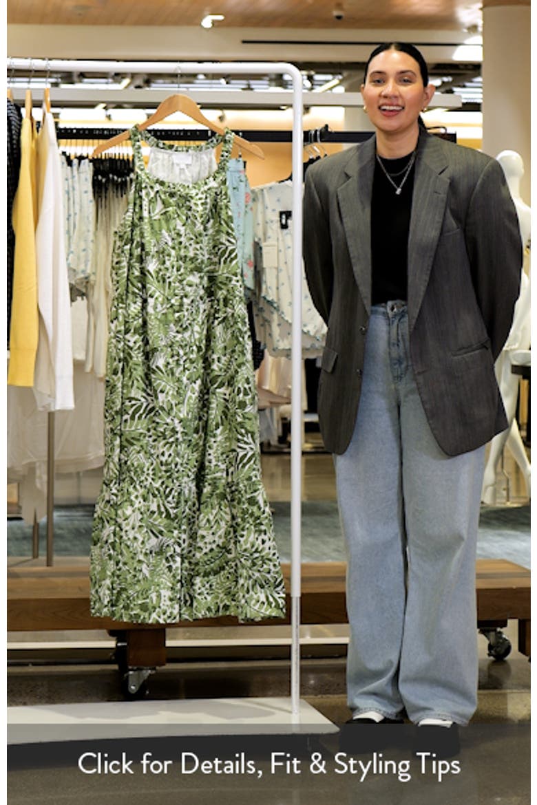Irenan Leaf Zelie Cotton Midi Dress video