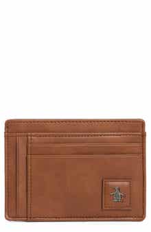 Original Penguin Logo Patch Card Case