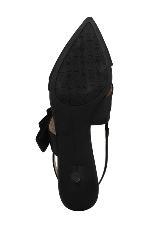 Adrienne Vittadini Sandri Kitten Heel Slingback Pump In Black St