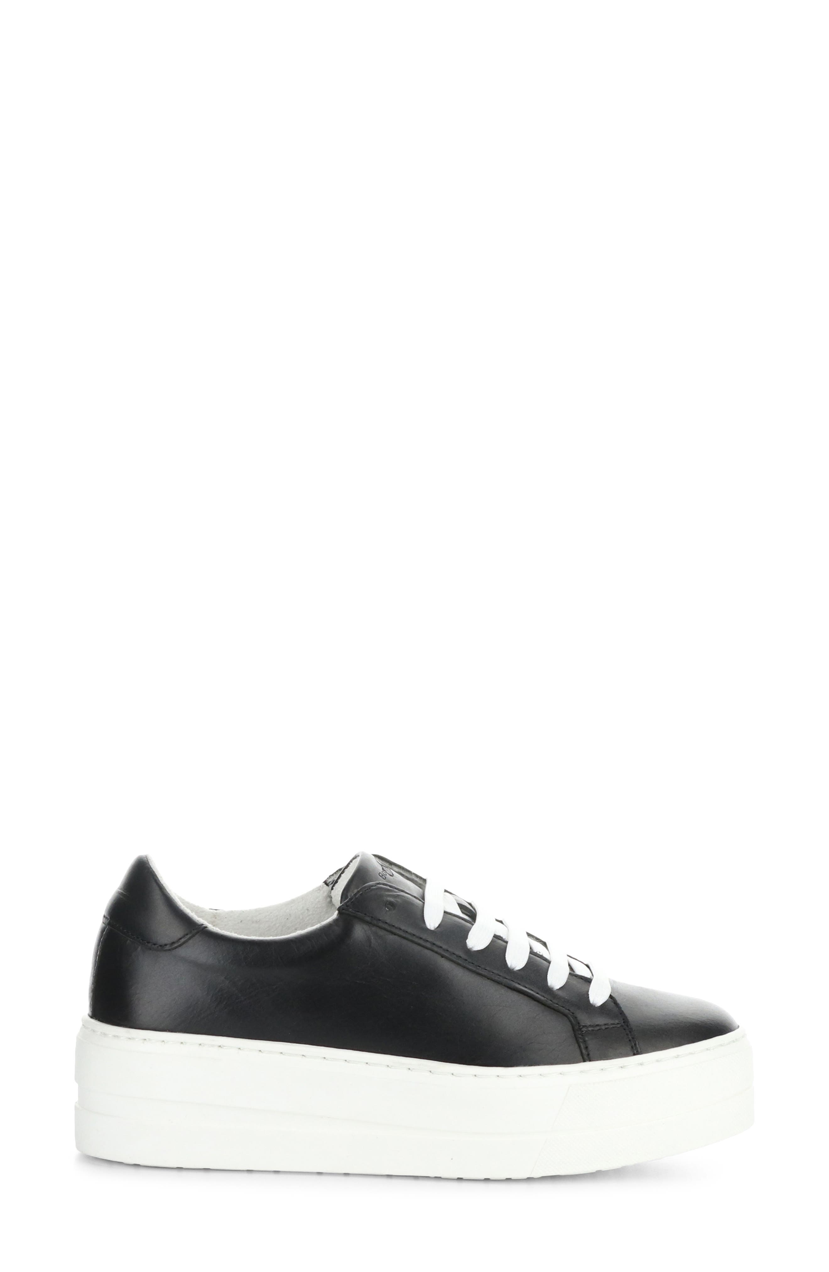 Bos. & Co. Maya Platform Sneaker, Alternate, color, Black/ White