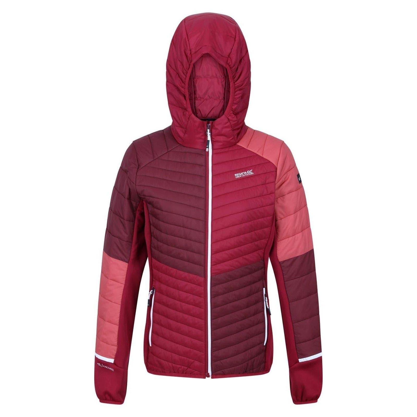 selected Burgundy and Rumba Red
