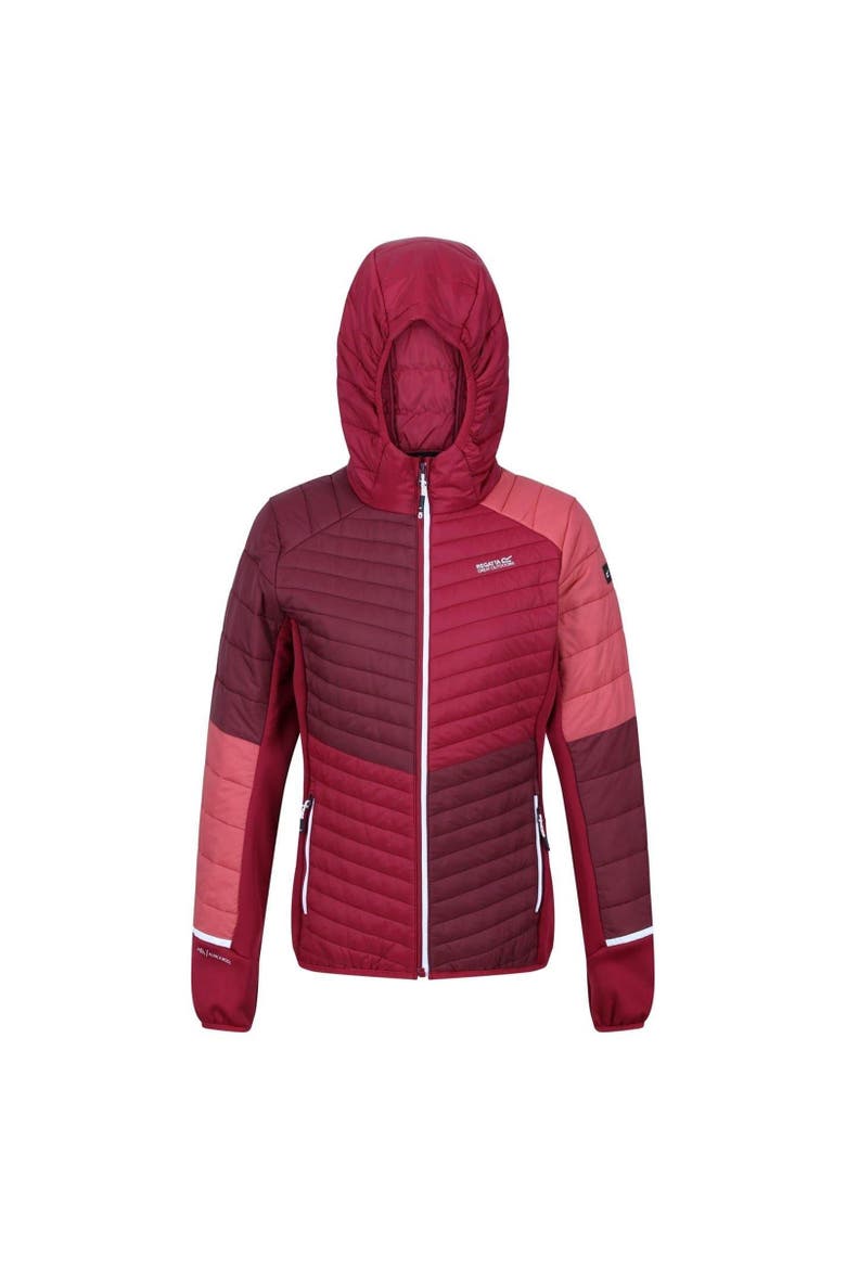 Trutton Puffer Jacket, Main, color, Burgundy and Rumba Red