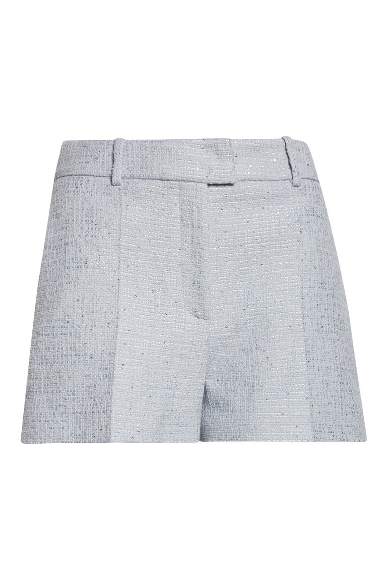 Cotton Blend Chambray Shorts, Alternate, color, 130 SKY BLUE