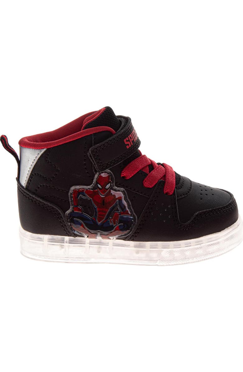 Spider-Man Spiderman Sneaker Toddler /Little Kid, Alternate, color, Black Red