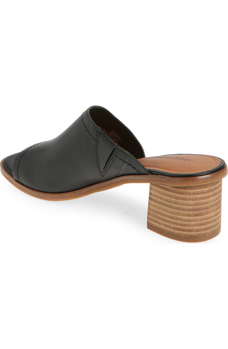 Lucky Brand Lerkie Block Heel Sandal, Alternate, color, Black 04