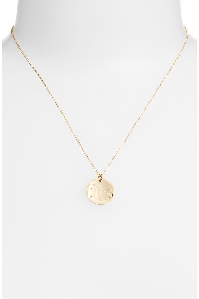Ija 'Small Zodiac' 14k-Gold Fill Necklace, Alternate, color, ARIES