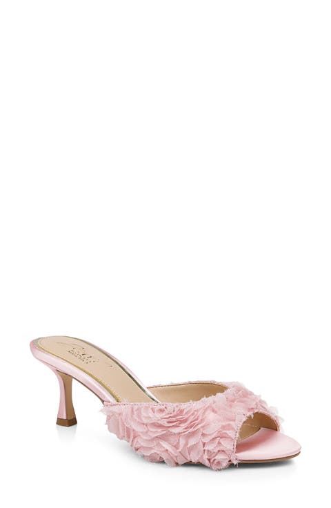 Scarlet Mesh Flower Sandal (Women)