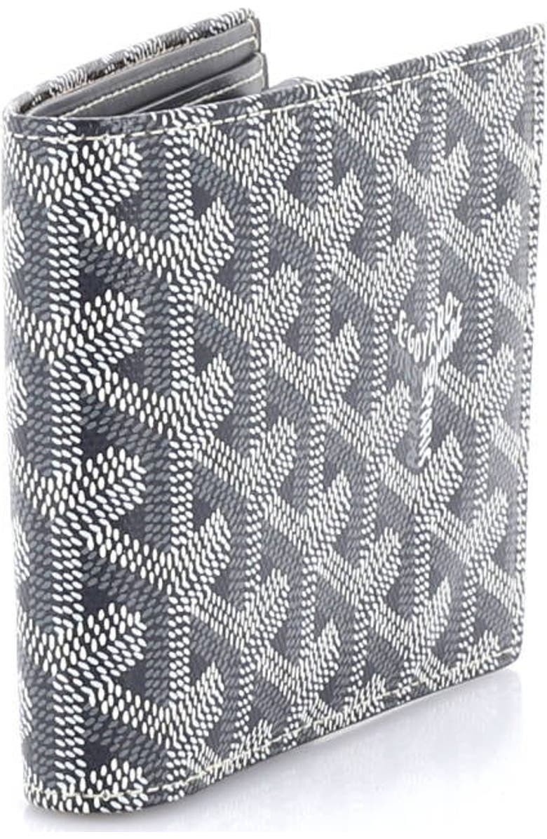 Pre-Owned Goyard Saint Florentin Wallet Coated Canvas, Alternate, color, Gray