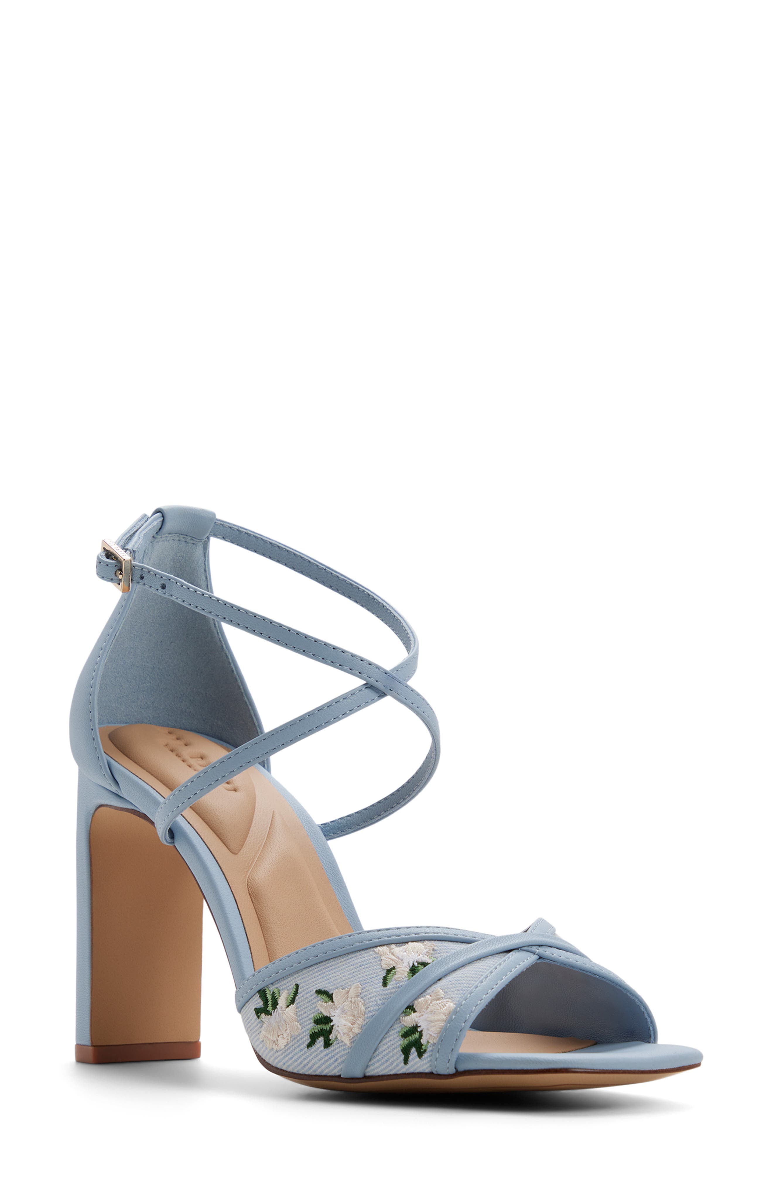 Ted Baker Allegra Embroidered Sandal, Main, color, 