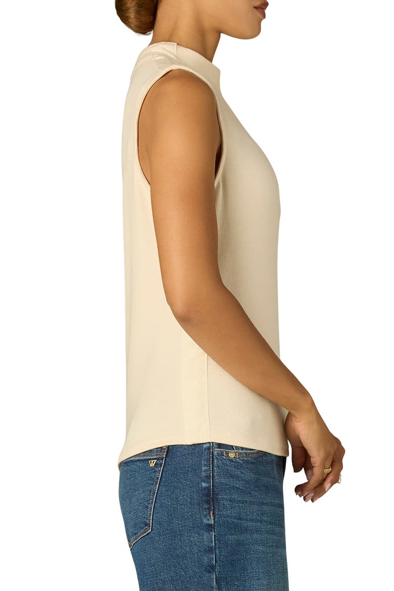 Mock Neck Top, Alternate, color, ECRU