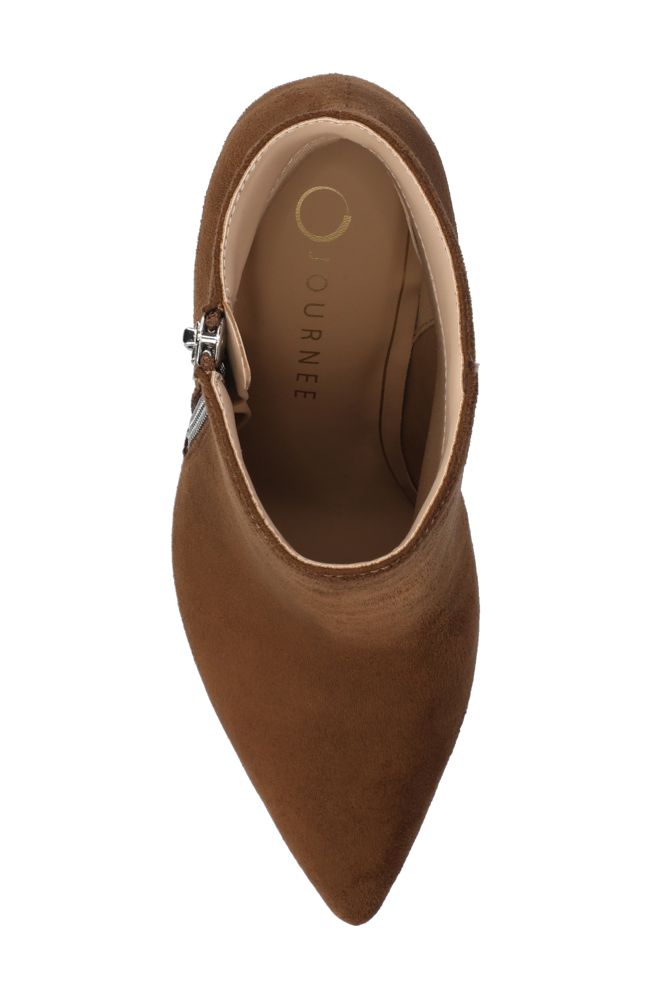 Journee Collection Leyna Zip Boot - Wide Width Available, Alternate, color, Chocolate