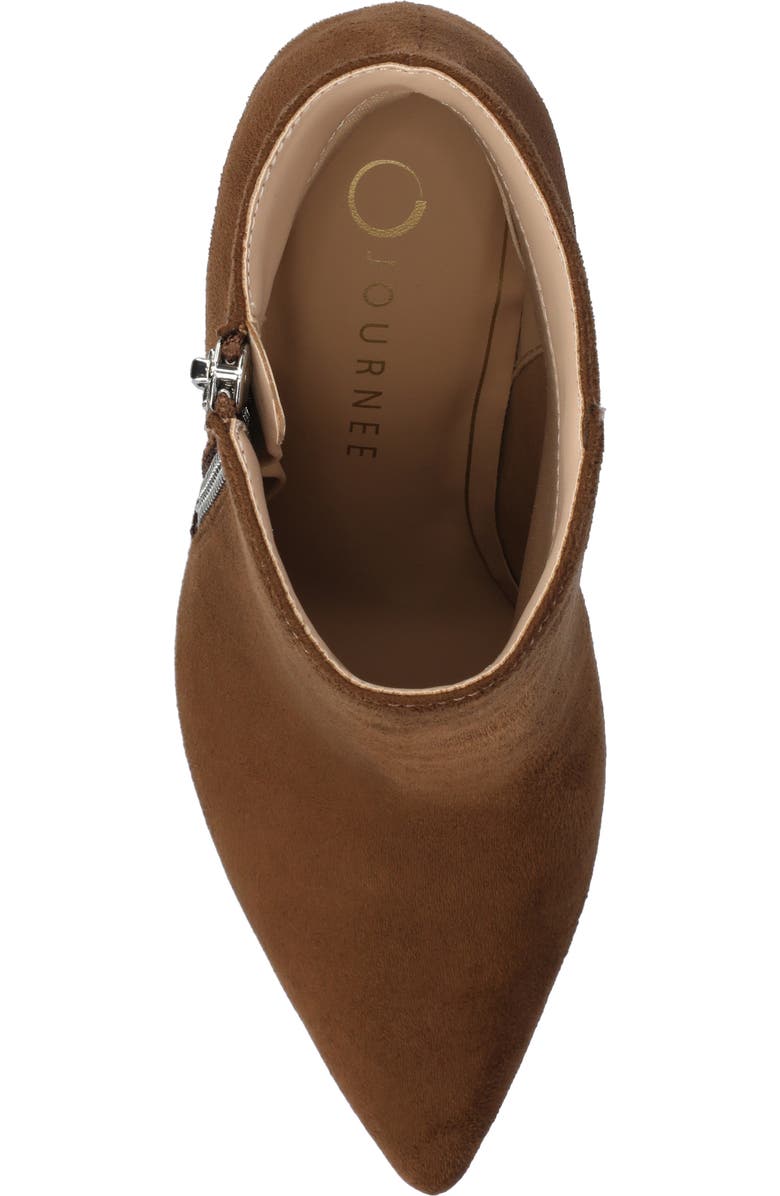 Journee Collection Leyna Zip Boot - Wide Width Available, Alternate, color, Chocolate