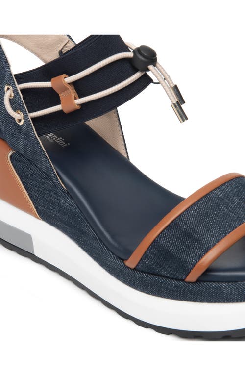 Nerogiardini Bungee Platform Wedge Sandal In Multi