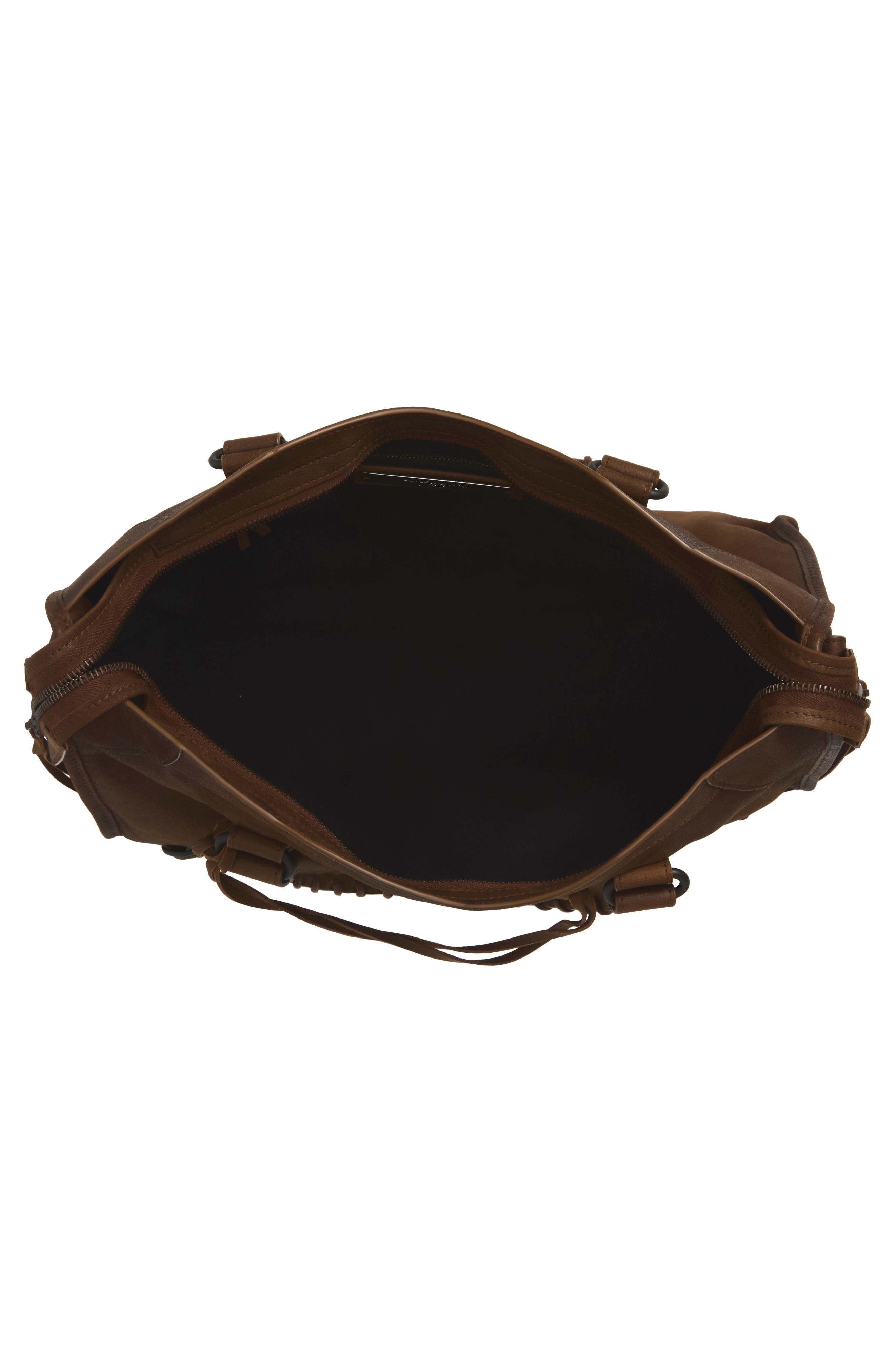 Medium Le City Leather Bag, Alternate, color, 2247 CARAMEL