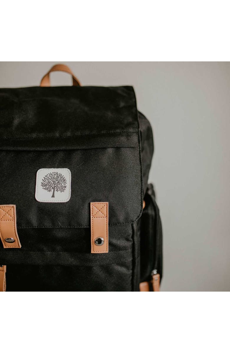 Parker Baby Co. Birch Bag Diaper Backpack, Alternate, color, Black