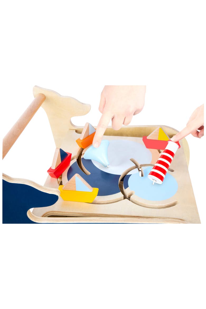 Whale Shape Sorter Walker Toy, Alternate, color, BLUE
