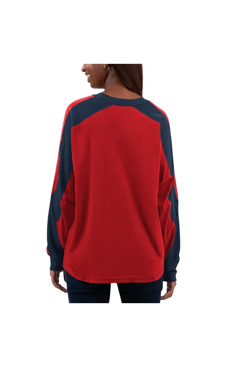 G-III 4HER BY CARL BANKS Women's G-III 4Her by Carl Banks Red/Navy St. Louis Cardinals Smash Raglan Long Sleeve T-Shirt, Alternate, color, Red