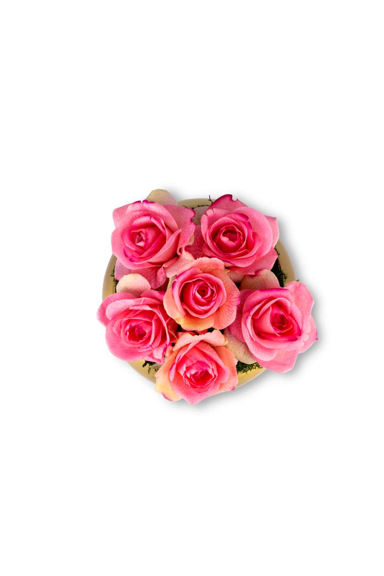 Cillian RealTouch Rose Arrangement, Alternate, color, Pink
