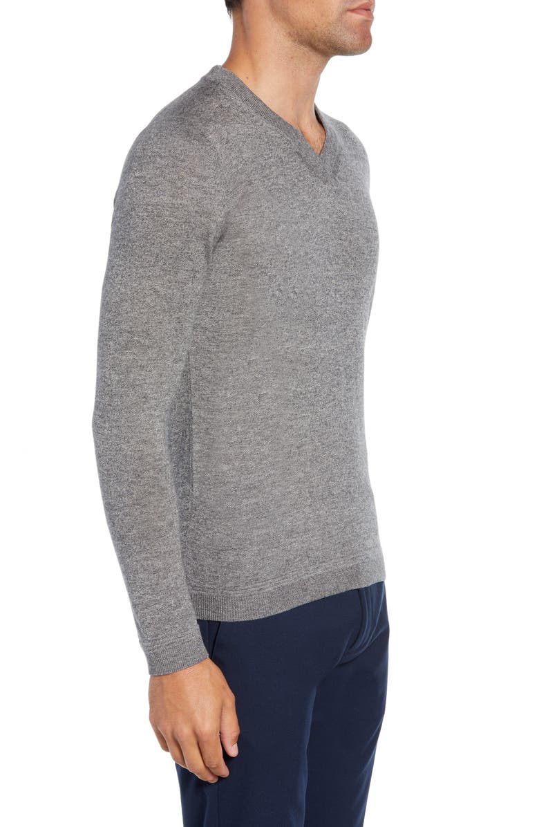 Ted Baker London Noel Slim Fit V-Neck Wool Blend Sweater, Alternate, color, 