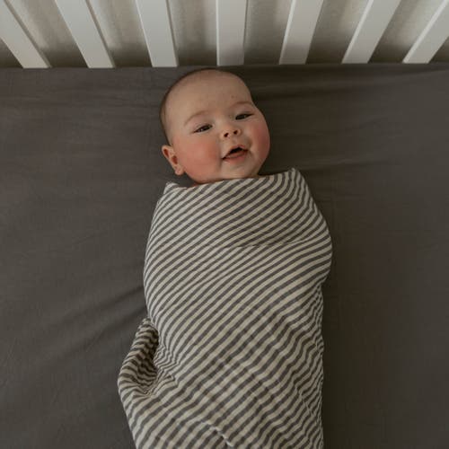 Parker Baby Co. Swaddle Set In Clay