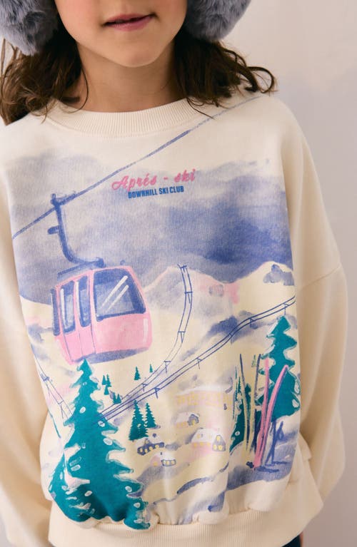 Next Kids' Après Ski Graphic Sweatshirt In Multi