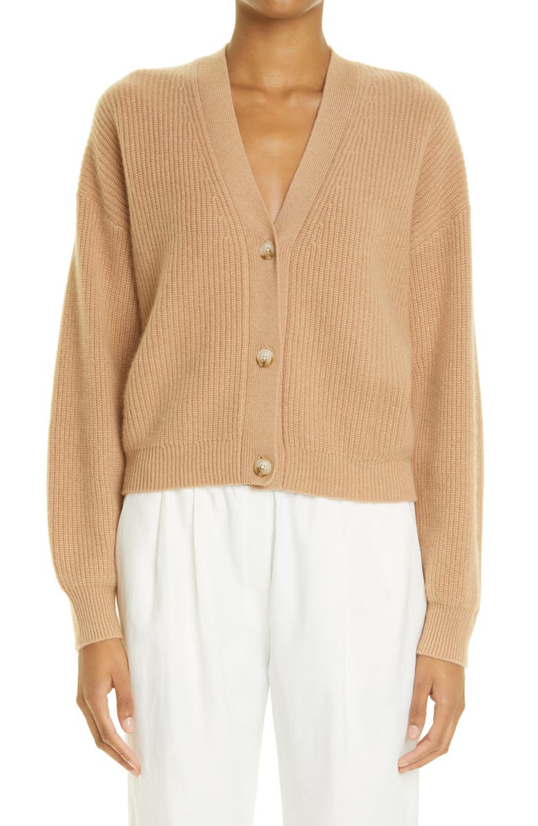 LOULOU DE SAISON Loulou Studio Bitra Cashmere Cardigan, Main, color,