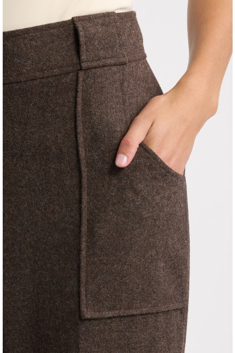The Natalie High Waist Wide Leg Pants, Alternate, color, RHAPSODY BROWN