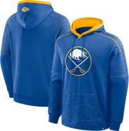 FANATICS Men's Fanatics Royal Buffalo Sabres Goaltender Defender Pullover Hoodie