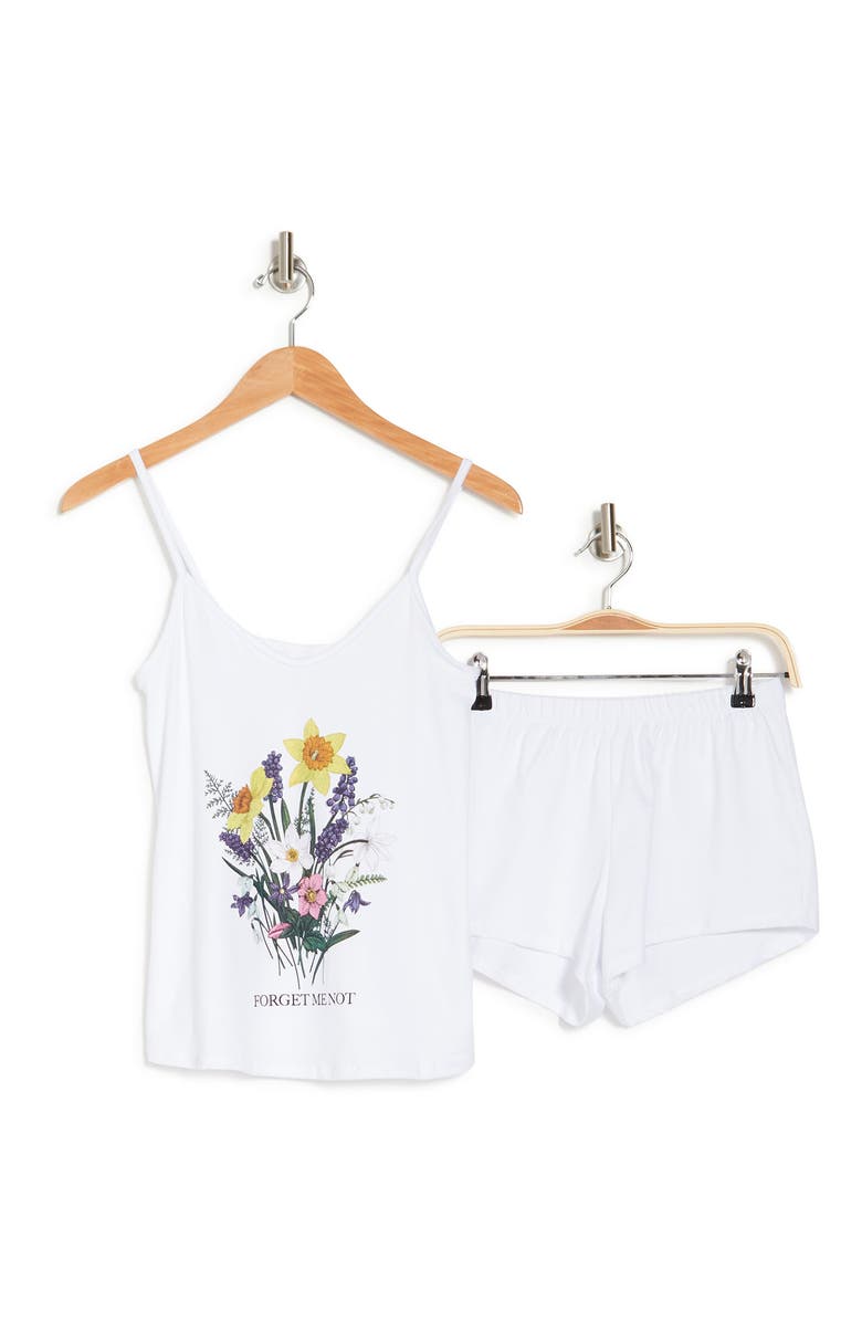 COZY ROZY Cami & Shorts Pajama Set, Alternate, color, 