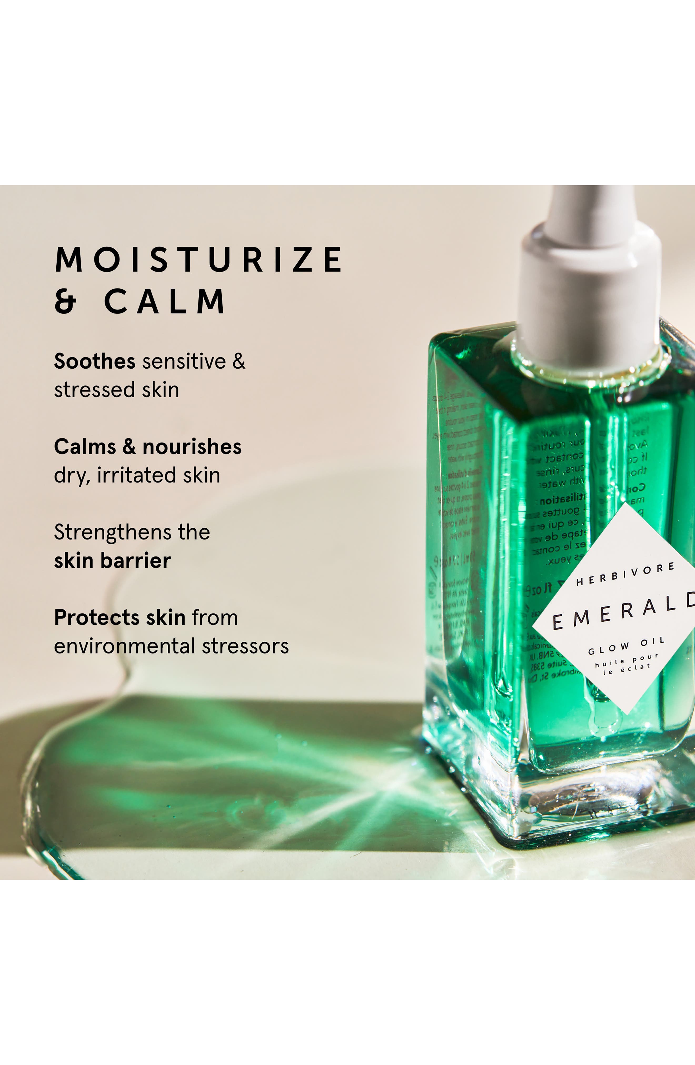 HERBIVORE EMERALD エメラルドオイル 30ml Herbivore Botanicals Emerald Deep Moisture Glow Oil (Women