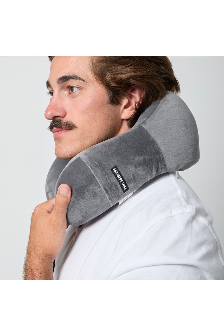Memory Foam Travel Neck Pillow, Alternate, color, Black