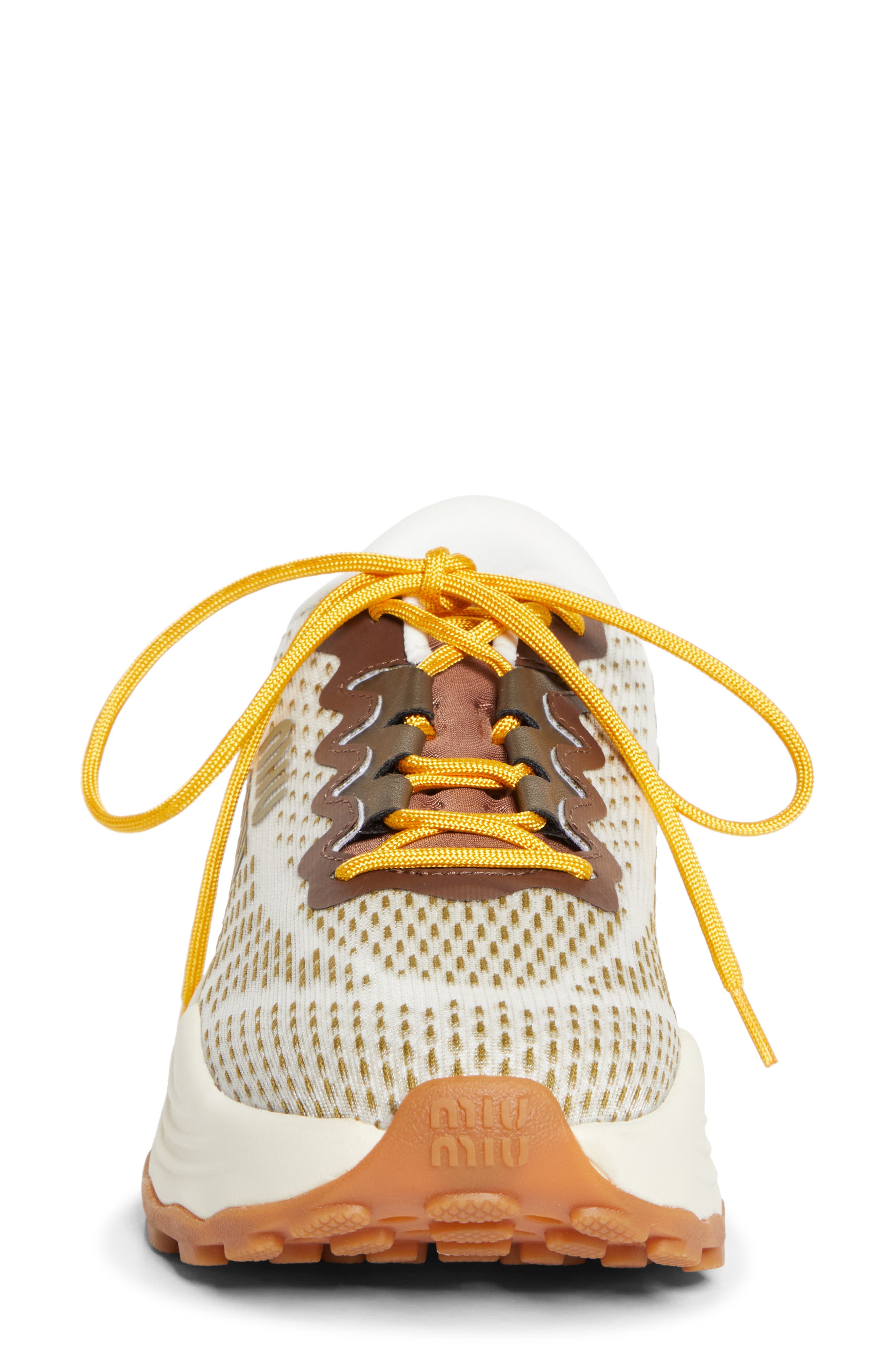 Miu Miu Energy Tech Sneaker, Alternate, color, Edera