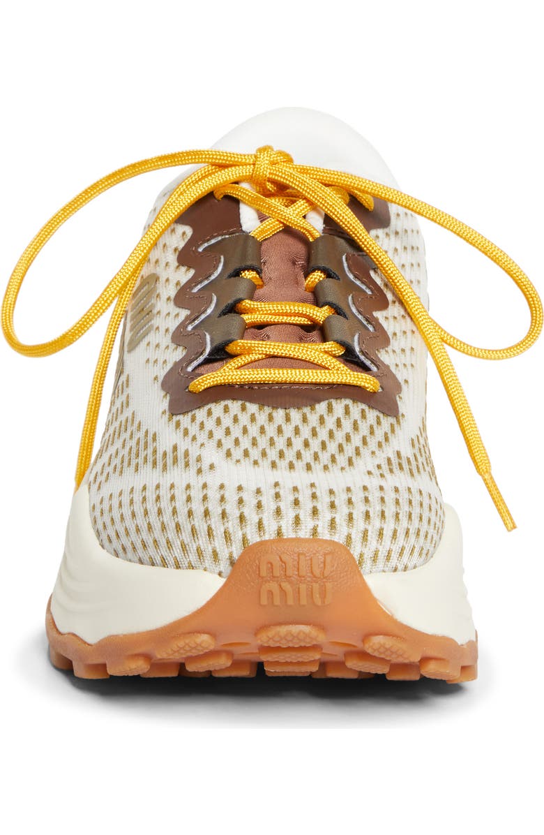 Miu Miu Energy Tech Sneaker, Alternate, color, Edera