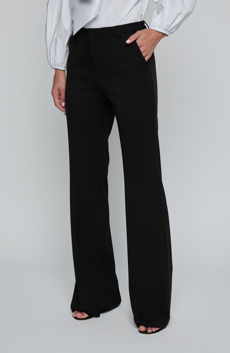 L'AGENCE Frances Bootcut Pants, Alternate, color, Black