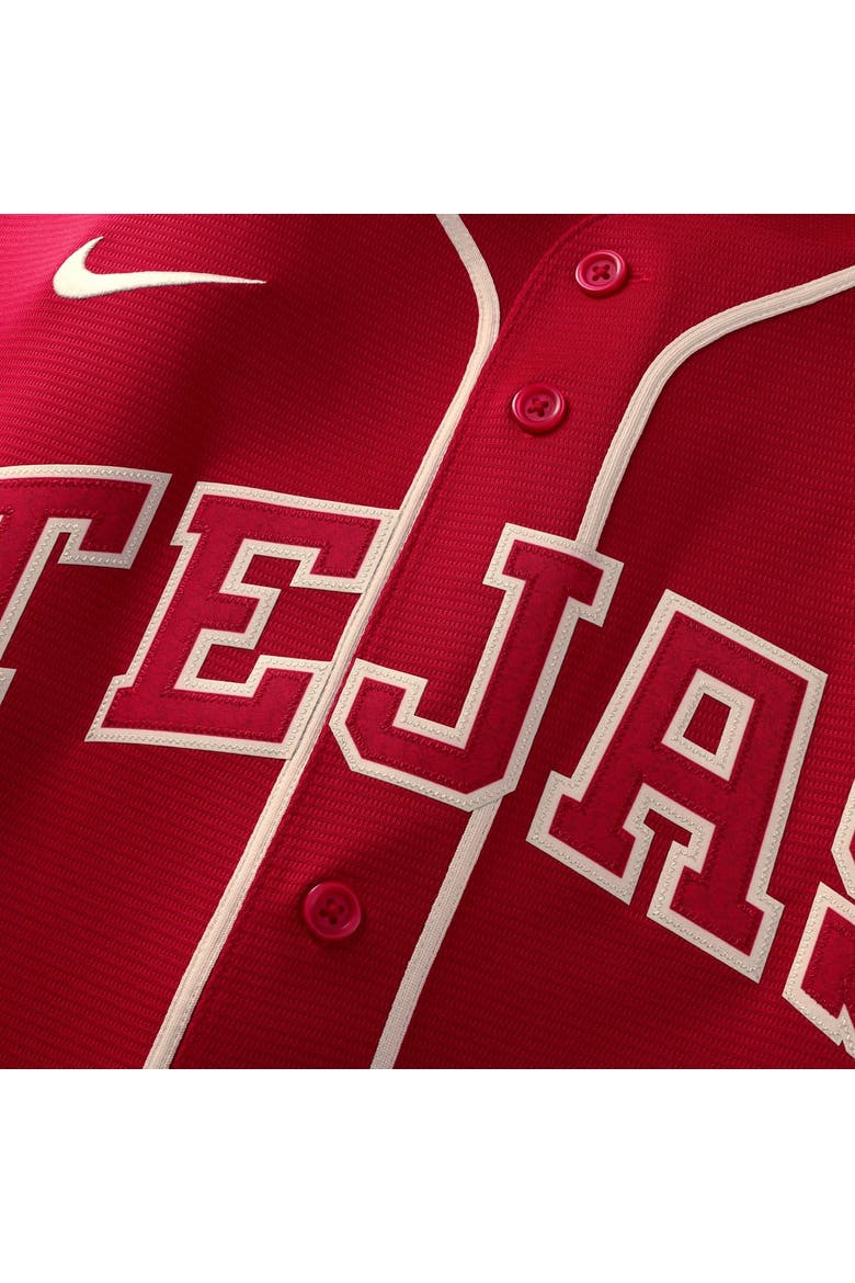 Men's Nike Nathan Eovaldi Red Texas Rangers 2026 City Connect Stadium Jersey, Alternate, color, Red