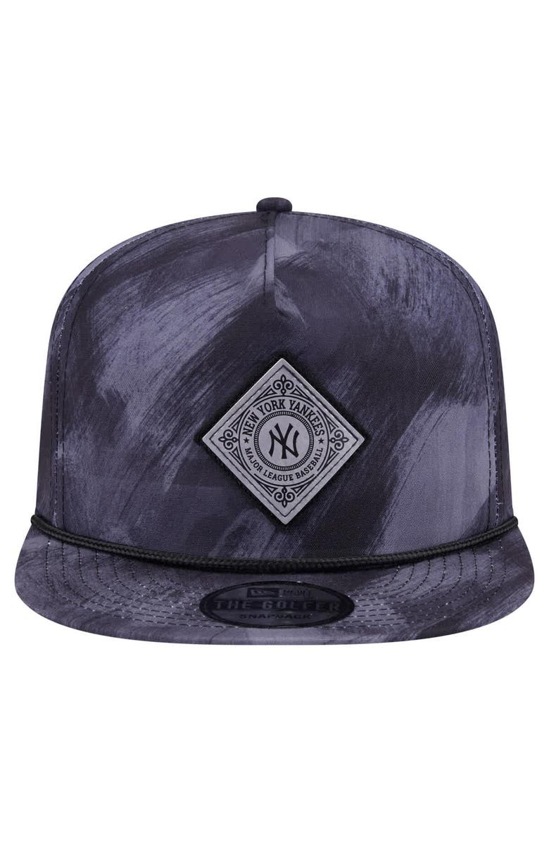 New Era Men's New Era Navy New York Yankees Printed Golfer Snapback Hat, Alternate, color, Navy