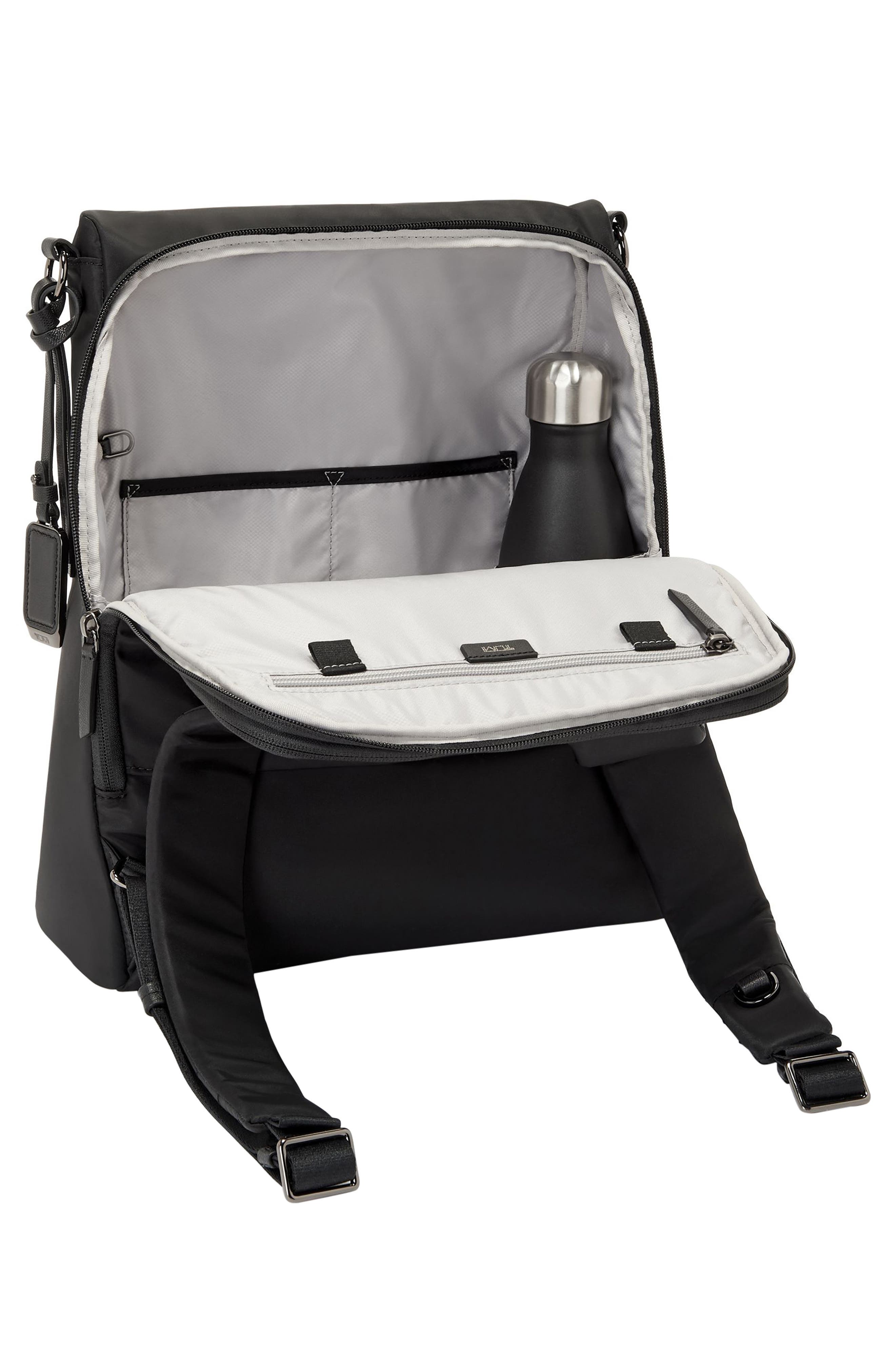 TUMI Leigh Convertible Backpack/Tote, Alternate, color, Black/ Gunmetal