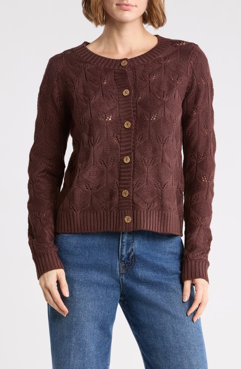Pointelle Cardigan