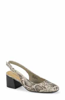 BARETRAPS Ester Block Heel Slingback Pump