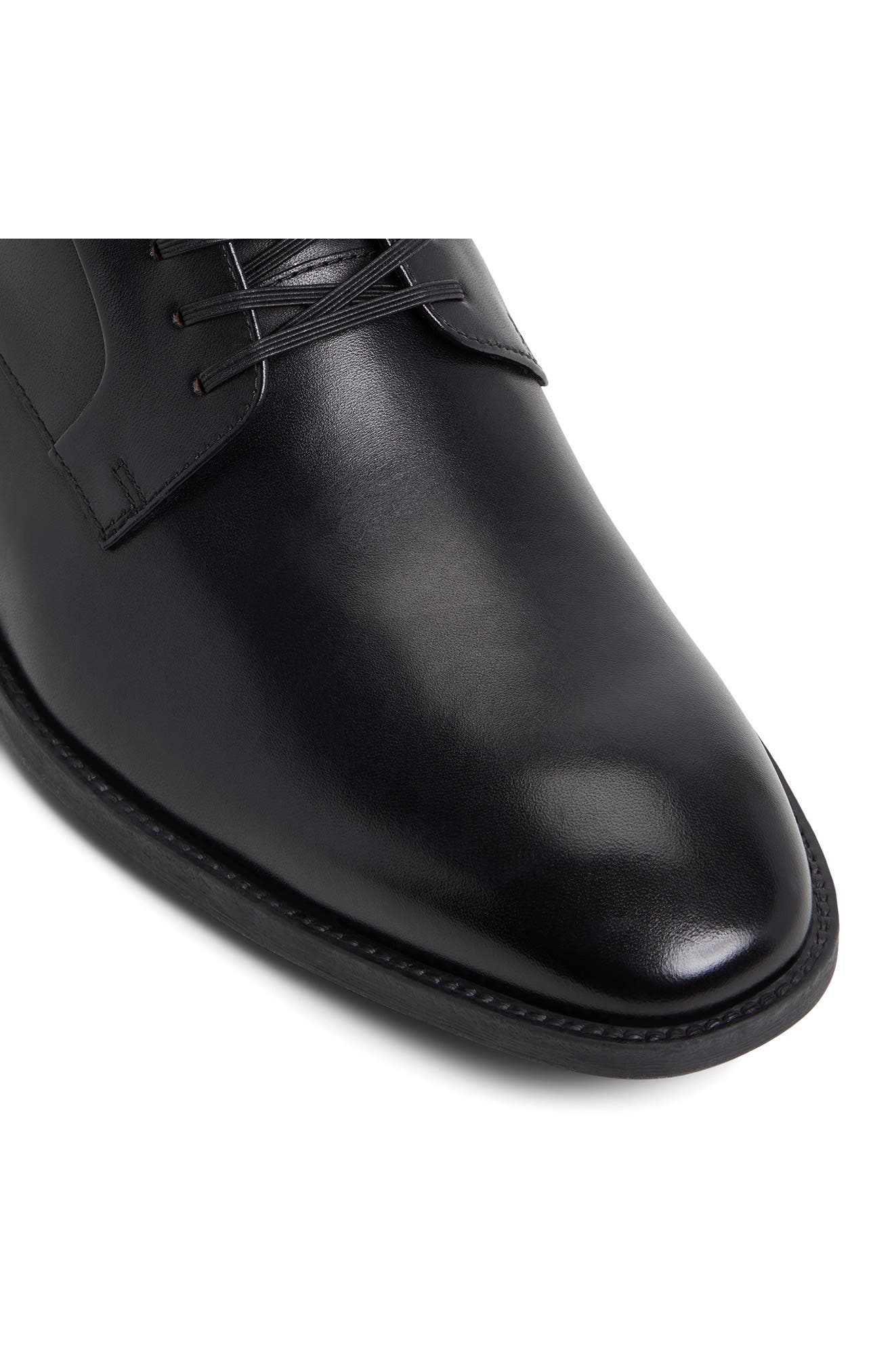 Teodoro Plain Toe Derby, Alternate, color, BLACK
