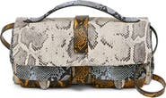 AIMEE Rebel Snake Embossed Leather Crossbody Bag