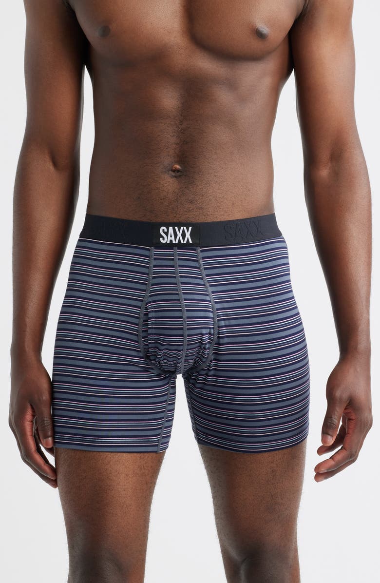 SAXX Assorted 3-Pack Ultra Super Soft Boxer Briefs, Alternate, color, Mini Rugby/ Turbulence/ Black
