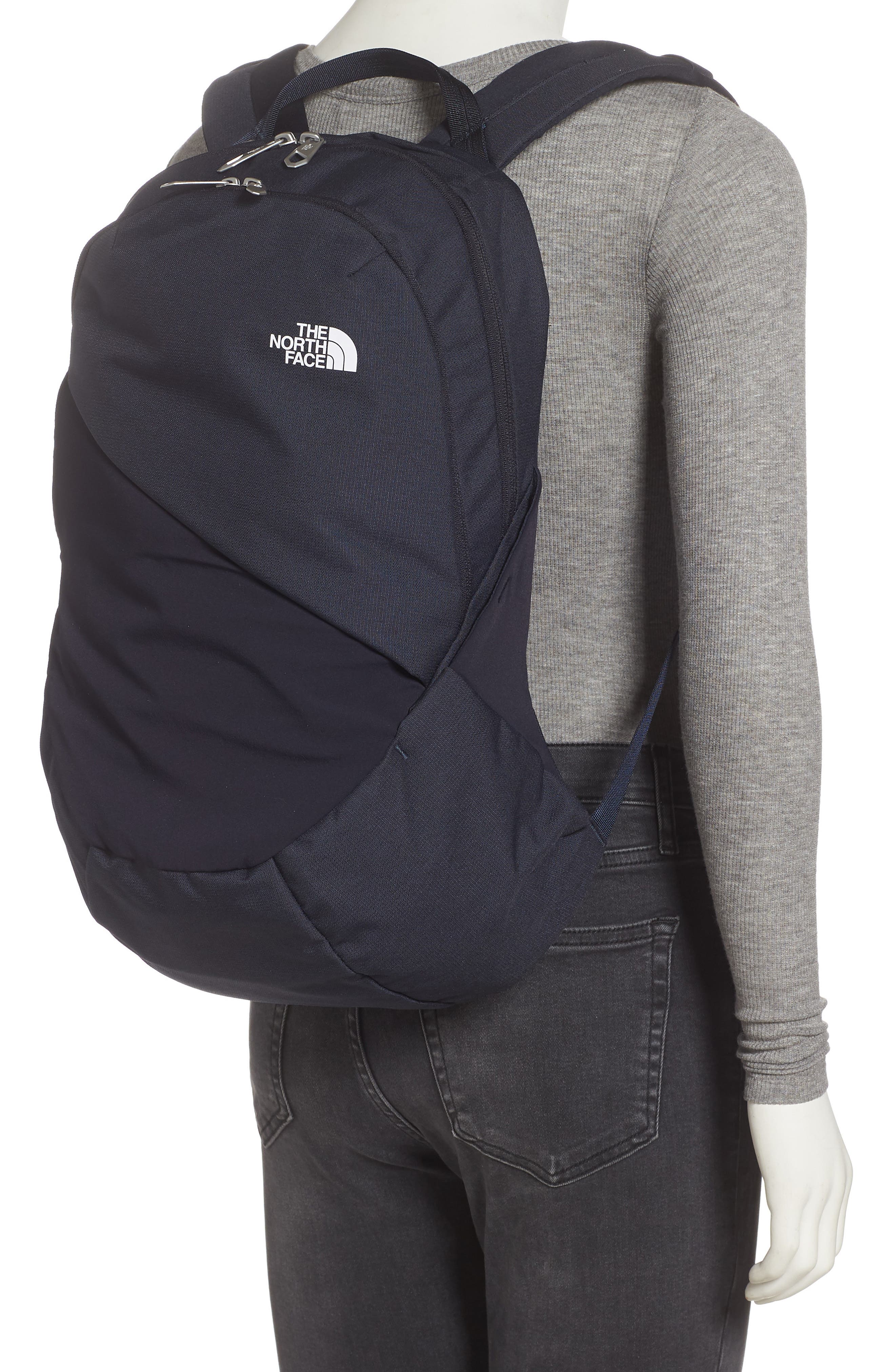 'Isabella' Backpack, Alternate, color, AVIATOR NAVY LT HTR/ TNF WHT