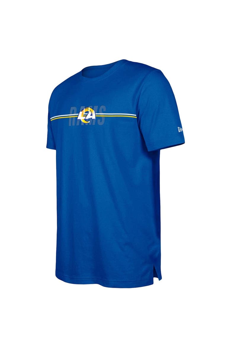 Men's New Era  Royal Los Angeles Rams 2023 NFL Training Camp T-Shirt, Alternate, color, Royal