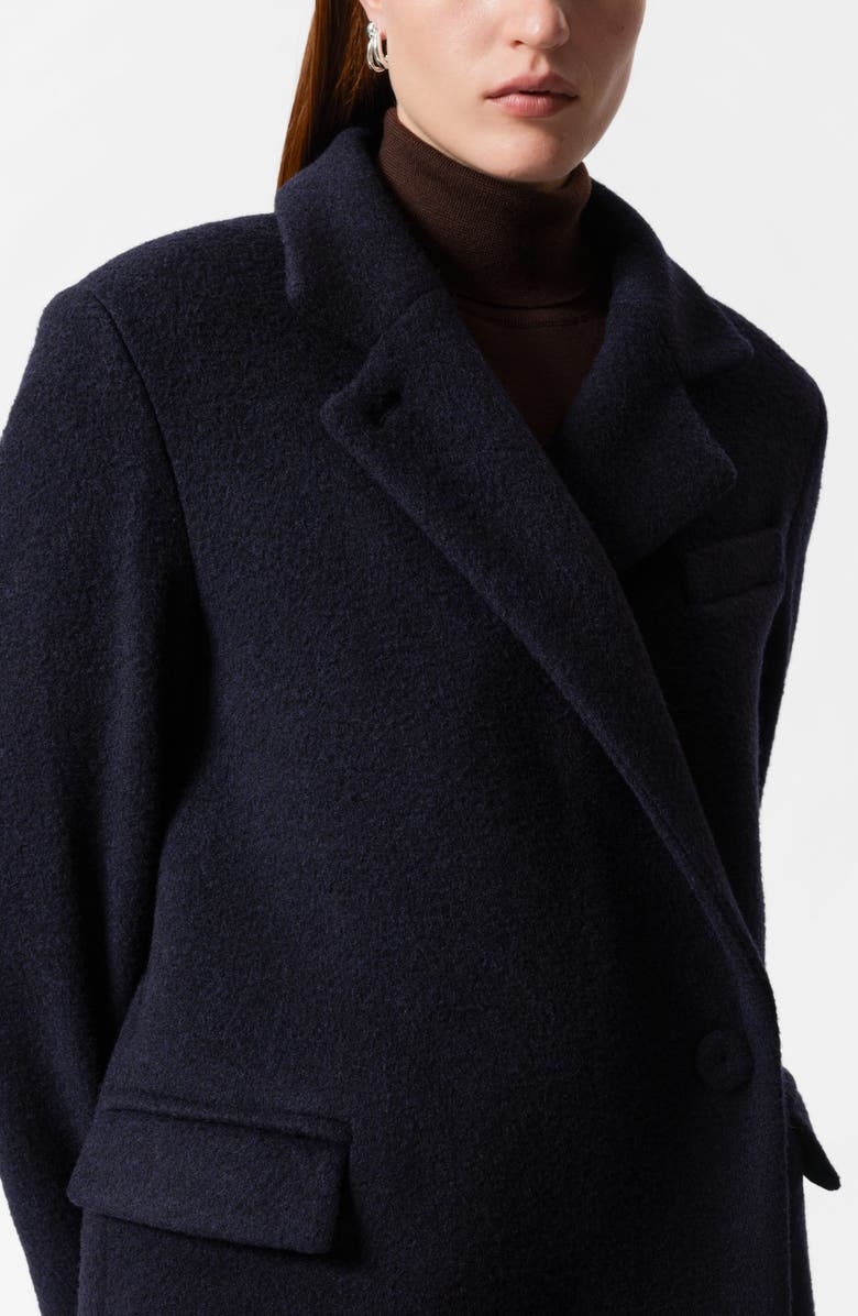 & Other Stories Longline Wool Blend Coat, Alternate, color, 