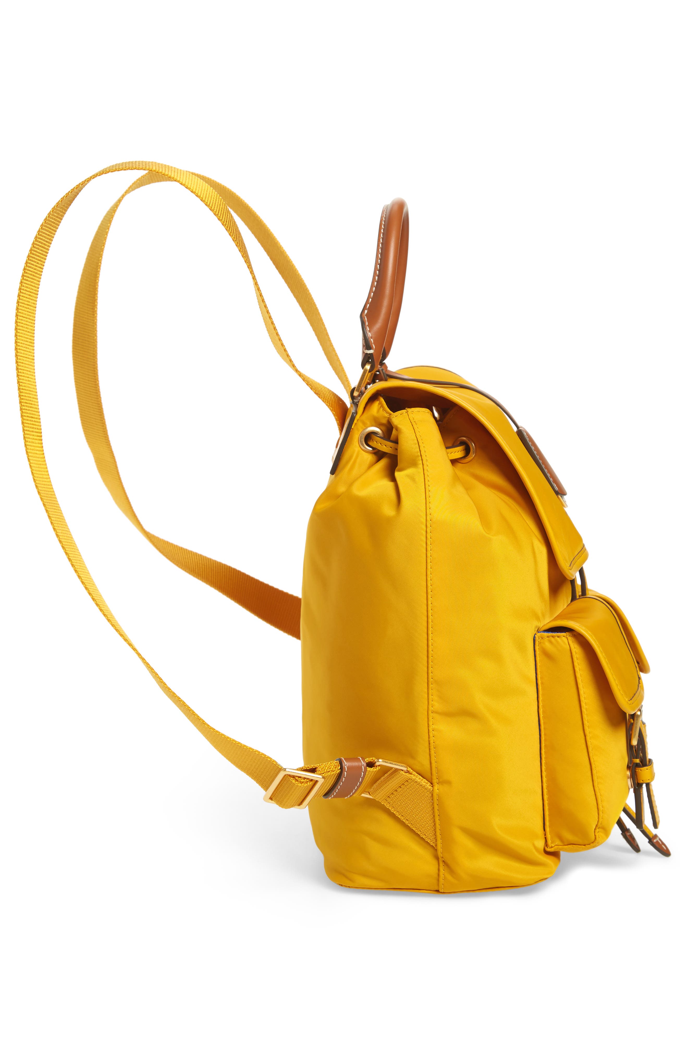 Perry Nylon Backpack, Alternate, color, GOLDEN CREST